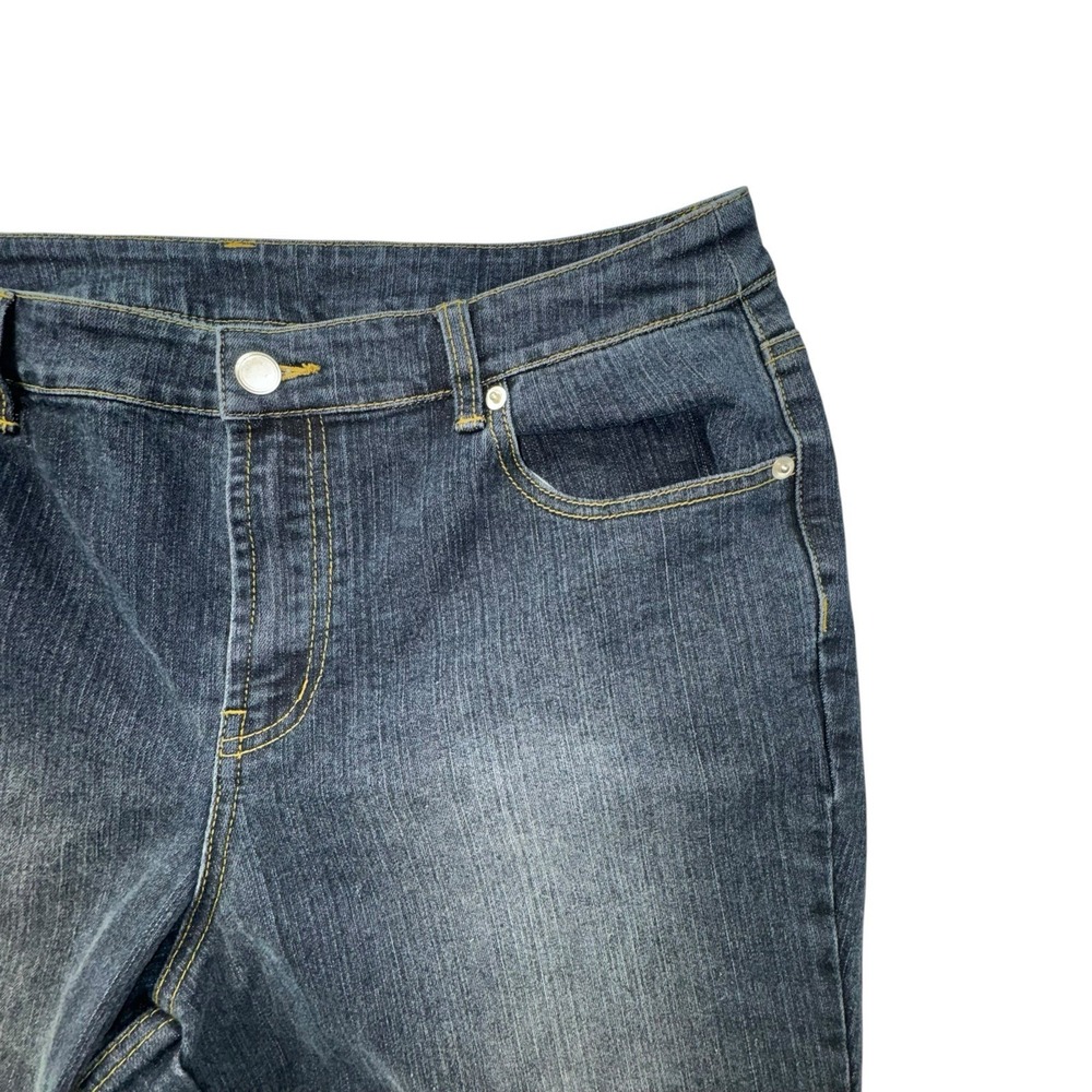 Spiegel Straight Leg Jeans Stretch Mid Rise Women 14 - Picture 5 of 12